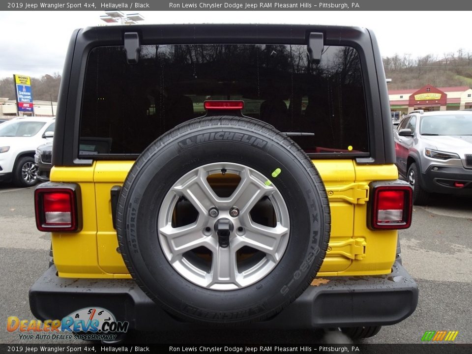 2019 Jeep Wrangler Sport 4x4 Hellayella / Black Photo #4