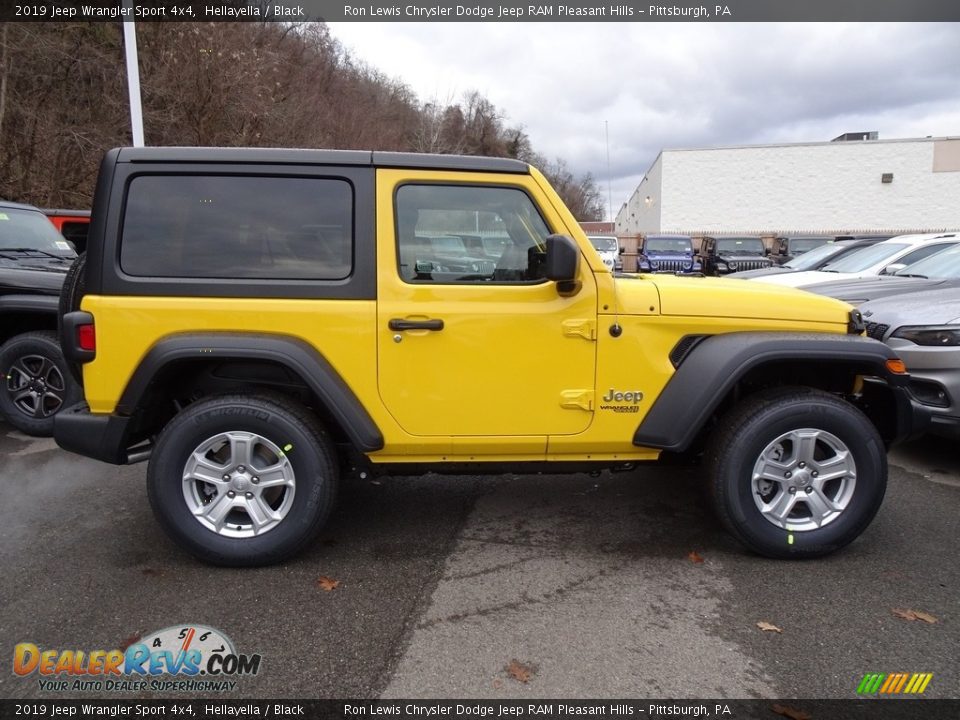 2019 Jeep Wrangler Sport 4x4 Hellayella / Black Photo #6