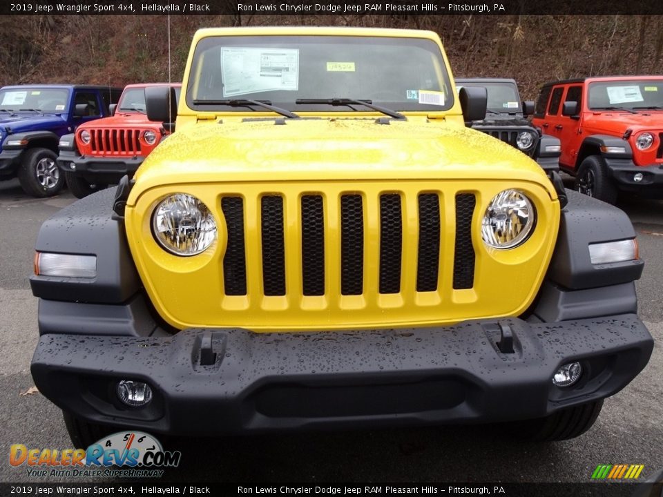 2019 Jeep Wrangler Sport 4x4 Hellayella / Black Photo #8