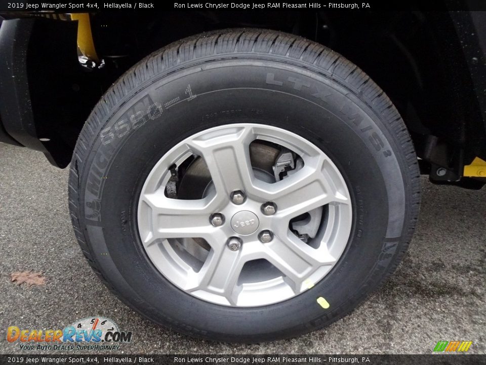 2019 Jeep Wrangler Sport 4x4 Hellayella / Black Photo #9