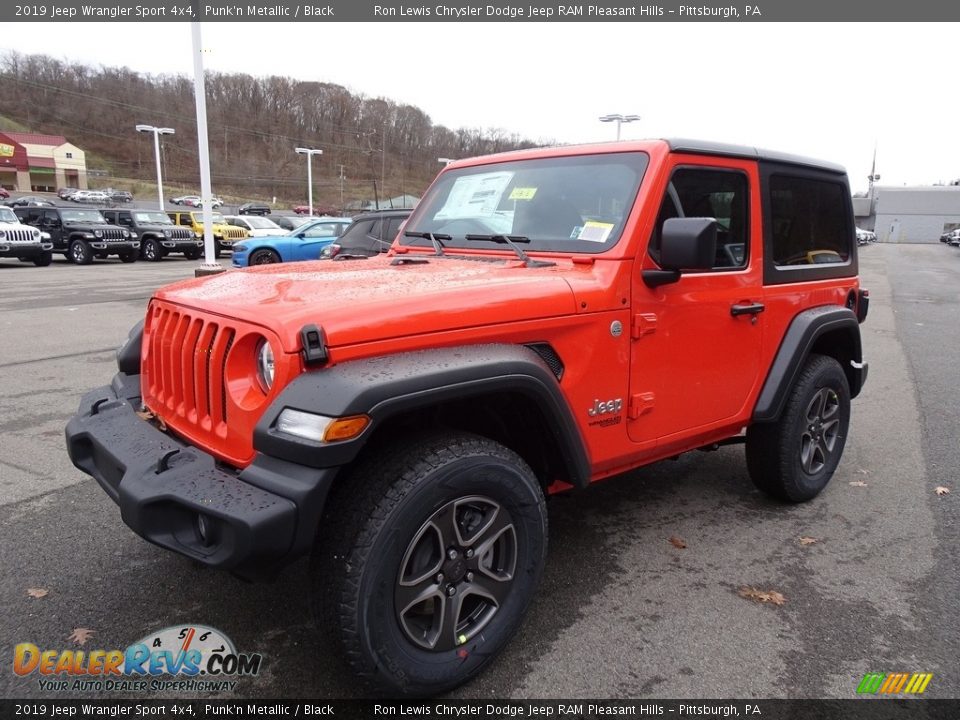 2019 Jeep Wrangler Sport 4x4 Punk'n Metallic / Black Photo #1