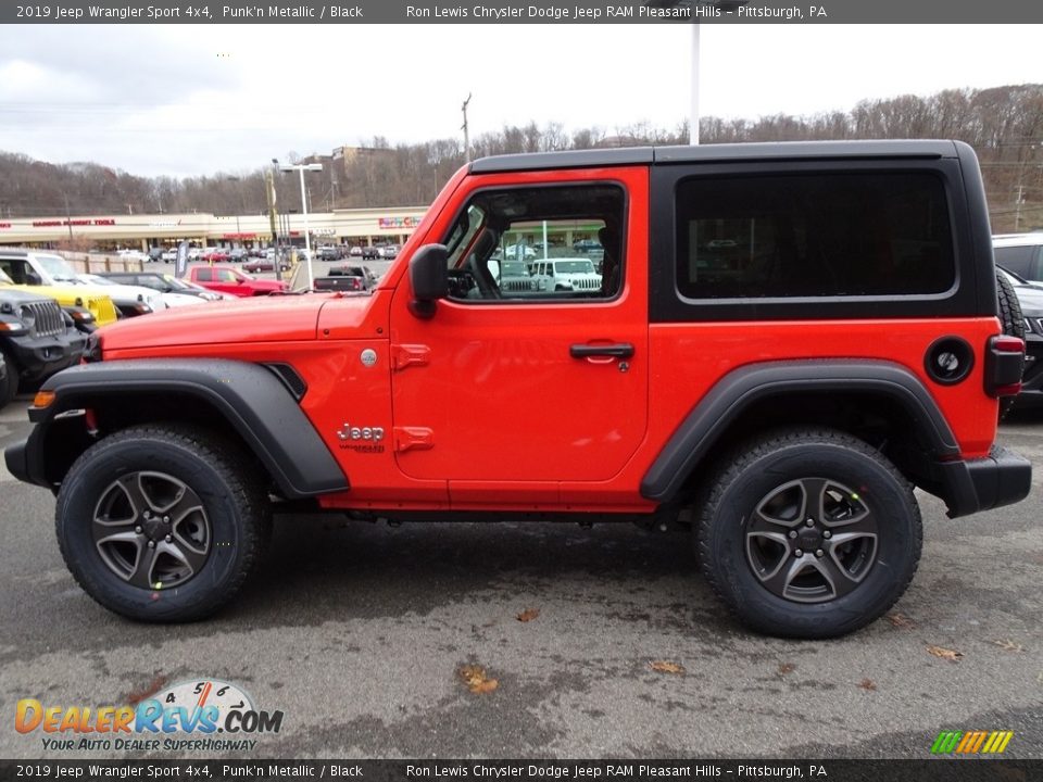 2019 Jeep Wrangler Sport 4x4 Punk'n Metallic / Black Photo #2