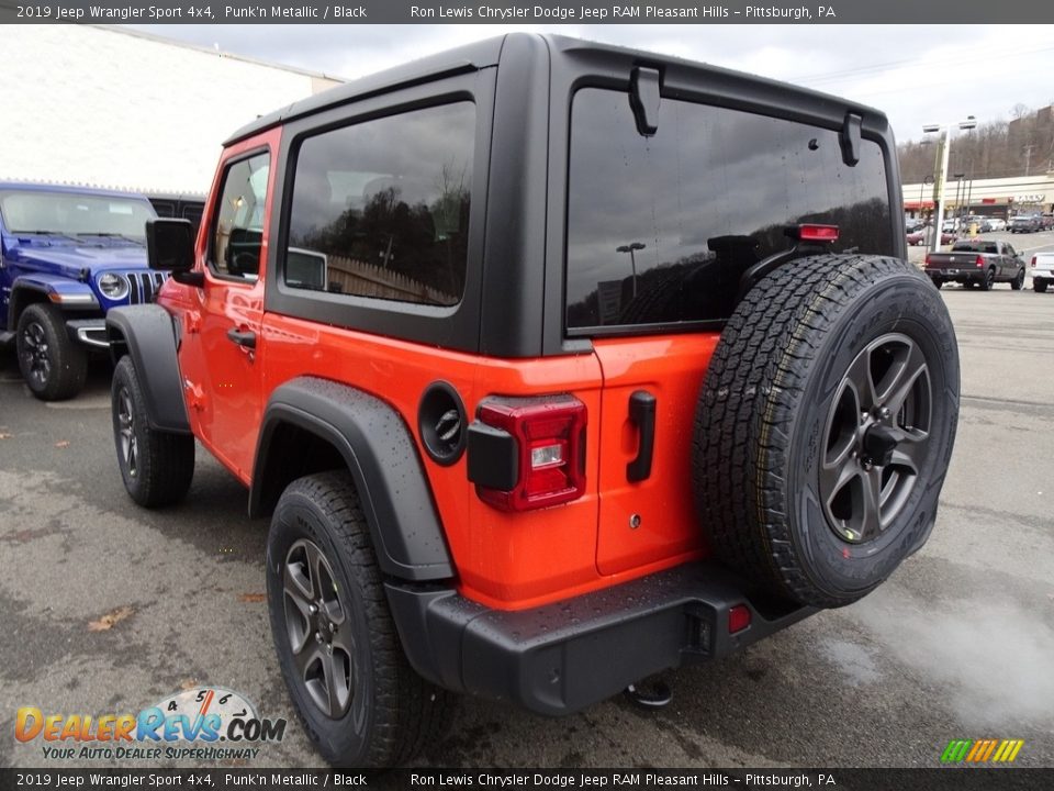 2019 Jeep Wrangler Sport 4x4 Punk'n Metallic / Black Photo #3