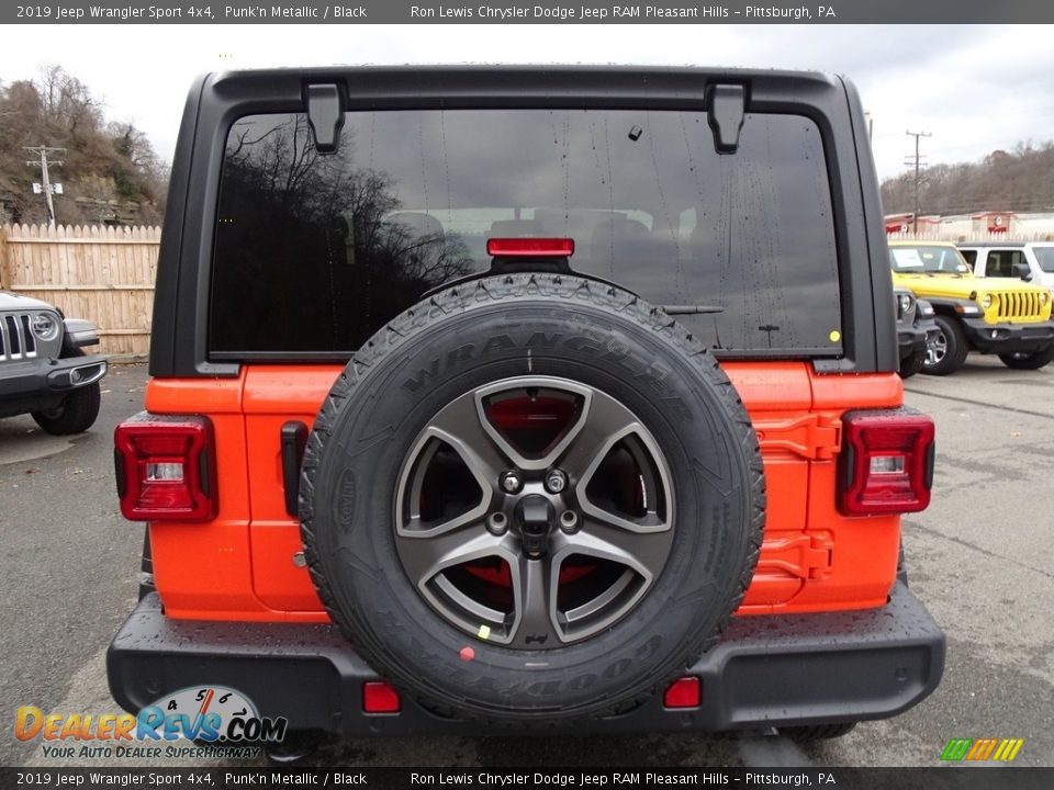 2019 Jeep Wrangler Sport 4x4 Punk'n Metallic / Black Photo #4