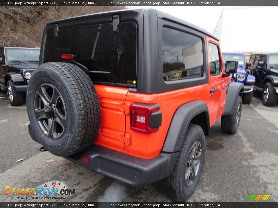 2019 Jeep Wrangler Sport 4x4 Punk'n Metallic / Black Photo #5