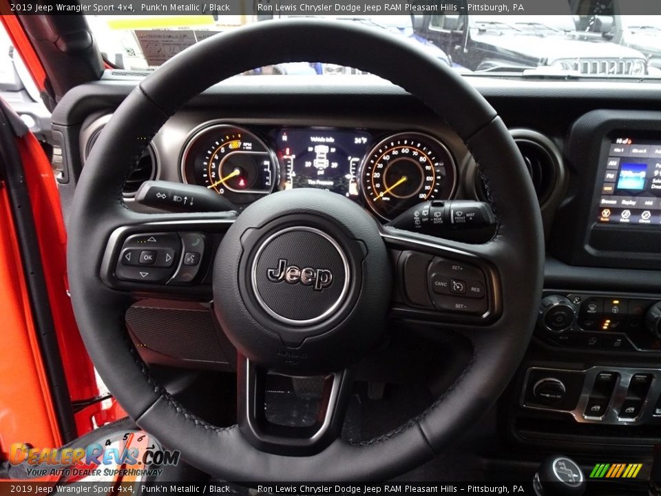 2019 Jeep Wrangler Sport 4x4 Steering Wheel Photo #18