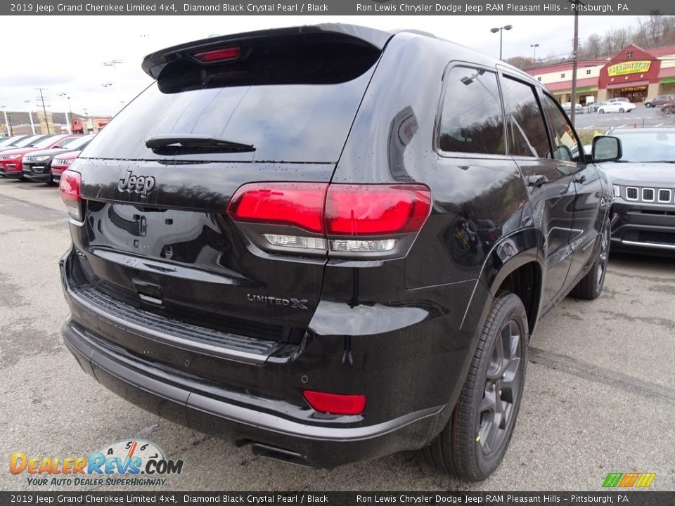 2019 Jeep Grand Cherokee Limited 4x4 Diamond Black Crystal Pearl / Black Photo #5