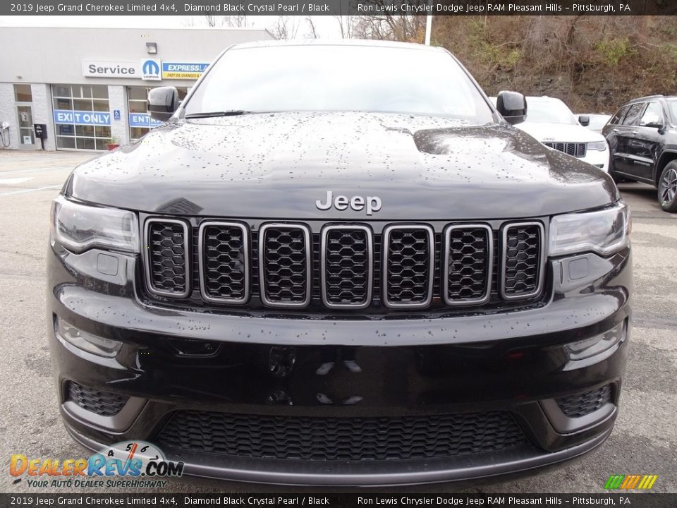 2019 Jeep Grand Cherokee Limited 4x4 Diamond Black Crystal Pearl / Black Photo #8