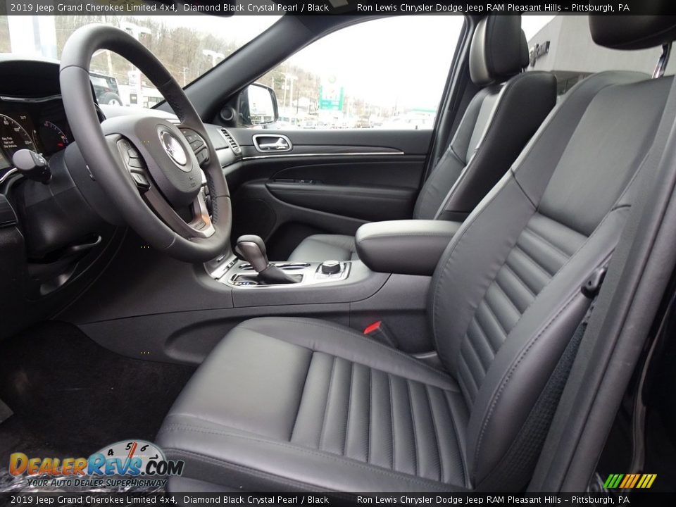 2019 Jeep Grand Cherokee Limited 4x4 Diamond Black Crystal Pearl / Black Photo #10