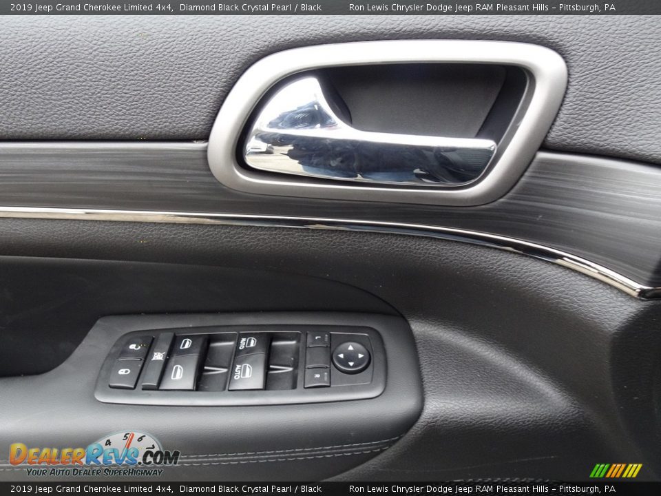 2019 Jeep Grand Cherokee Limited 4x4 Diamond Black Crystal Pearl / Black Photo #13
