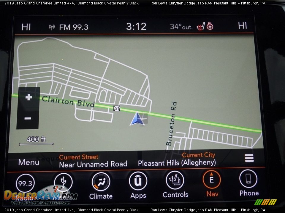 2019 Jeep Grand Cherokee Limited 4x4 Diamond Black Crystal Pearl / Black Photo #17