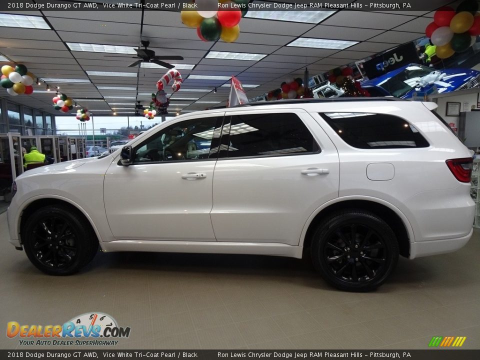 2018 Dodge Durango GT AWD Vice White Tri-Coat Pearl / Black Photo #2