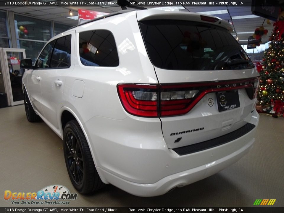 2018 Dodge Durango GT AWD Vice White Tri-Coat Pearl / Black Photo #3