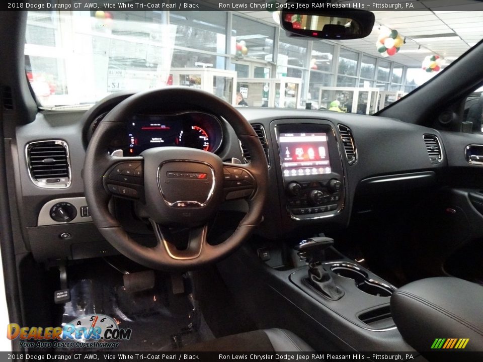 2018 Dodge Durango GT AWD Vice White Tri-Coat Pearl / Black Photo #12