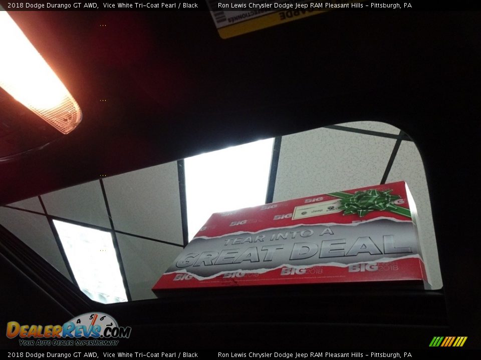 2018 Dodge Durango GT AWD Vice White Tri-Coat Pearl / Black Photo #16
