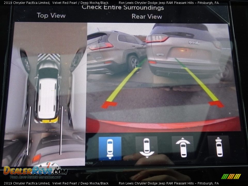 2019 Chrysler Pacifica Limited Velvet Red Pearl / Deep Mocha/Black Photo #20