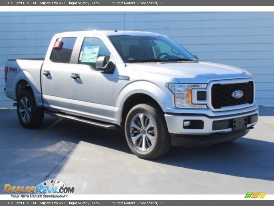 2019 Ford F150 XLT SuperCrew 4x4 Ingot Silver / Black Photo #2