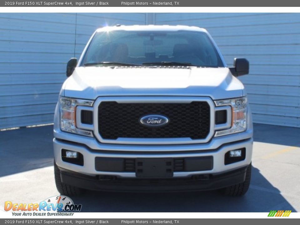2019 Ford F150 XLT SuperCrew 4x4 Ingot Silver / Black Photo #3