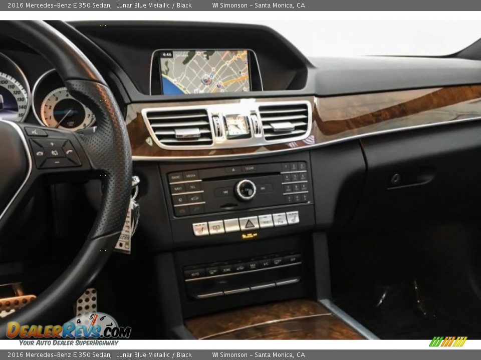 2016 Mercedes-Benz E 350 Sedan Lunar Blue Metallic / Black Photo #5