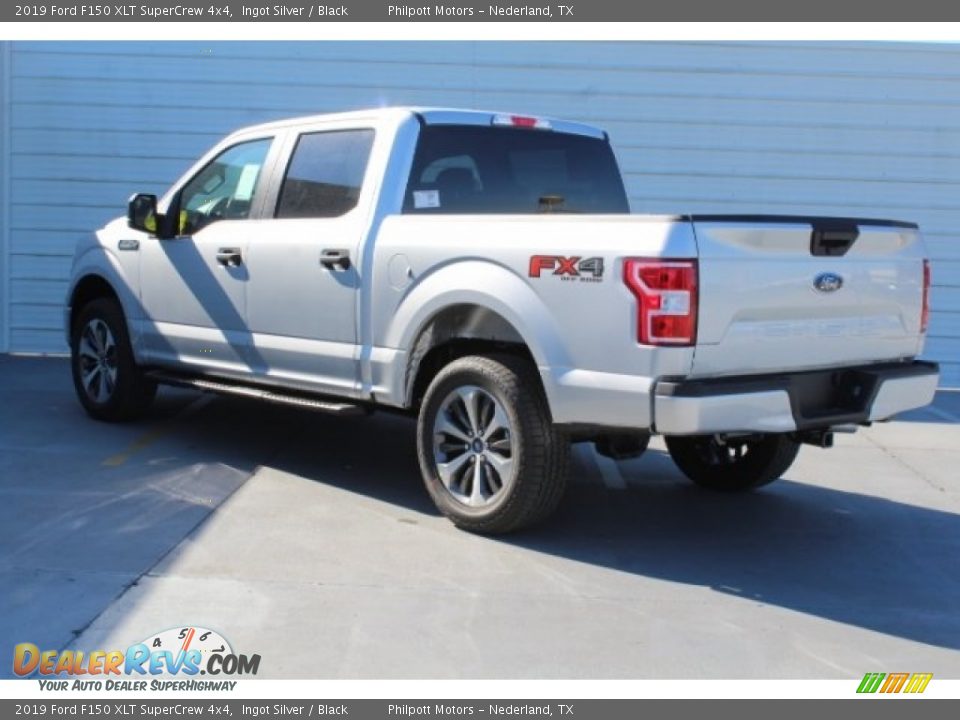 2019 Ford F150 XLT SuperCrew 4x4 Ingot Silver / Black Photo #6