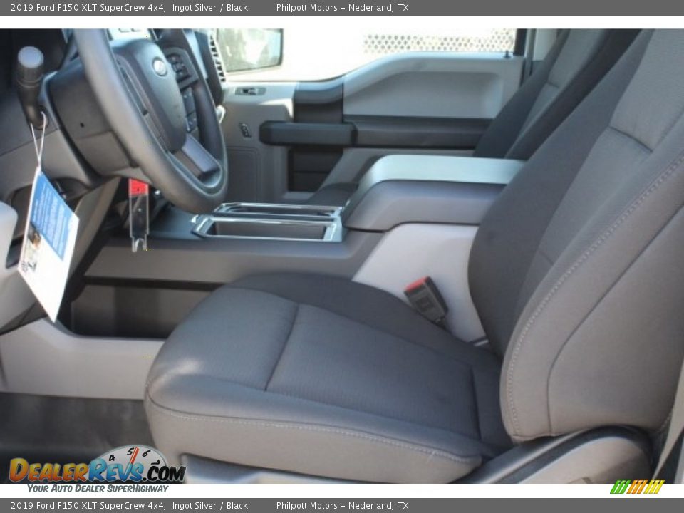 2019 Ford F150 XLT SuperCrew 4x4 Ingot Silver / Black Photo #10
