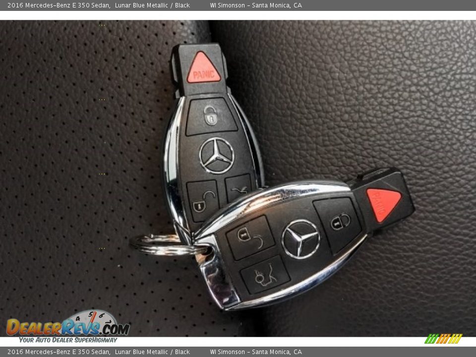 2016 Mercedes-Benz E 350 Sedan Lunar Blue Metallic / Black Photo #11
