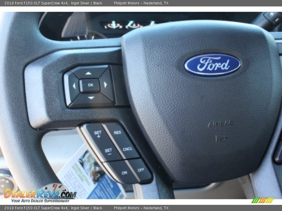 2019 Ford F150 XLT SuperCrew 4x4 Ingot Silver / Black Photo #14