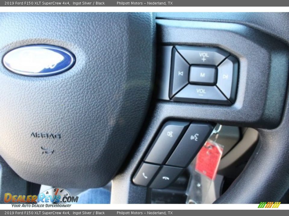 2019 Ford F150 XLT SuperCrew 4x4 Ingot Silver / Black Photo #15