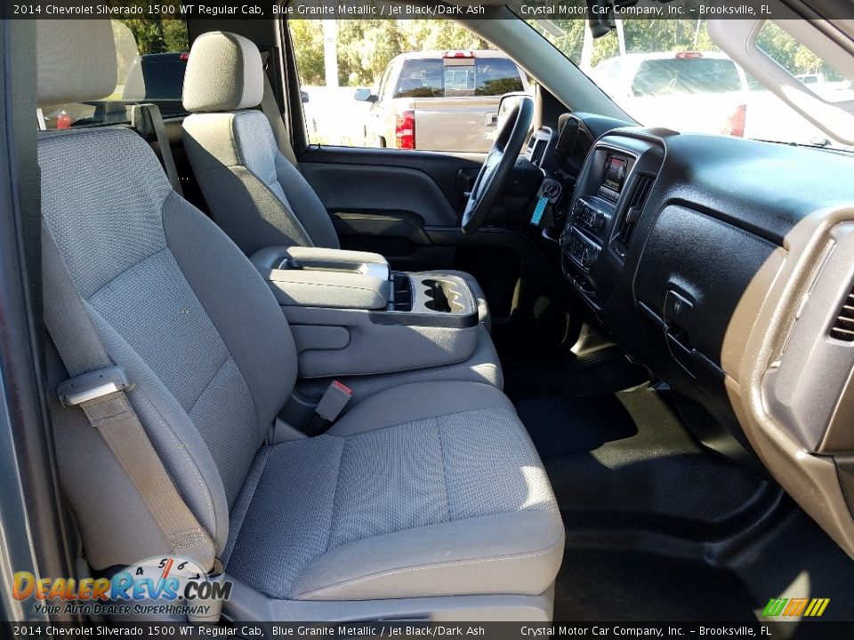 2014 Chevrolet Silverado 1500 WT Regular Cab Blue Granite Metallic / Jet Black/Dark Ash Photo #10