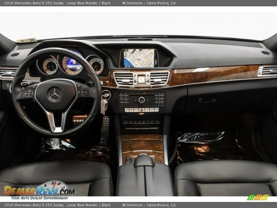 2016 Mercedes-Benz E 350 Sedan Lunar Blue Metallic / Black Photo #18