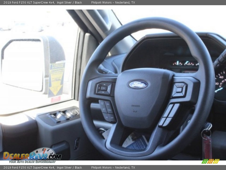 2019 Ford F150 XLT SuperCrew 4x4 Ingot Silver / Black Photo #19