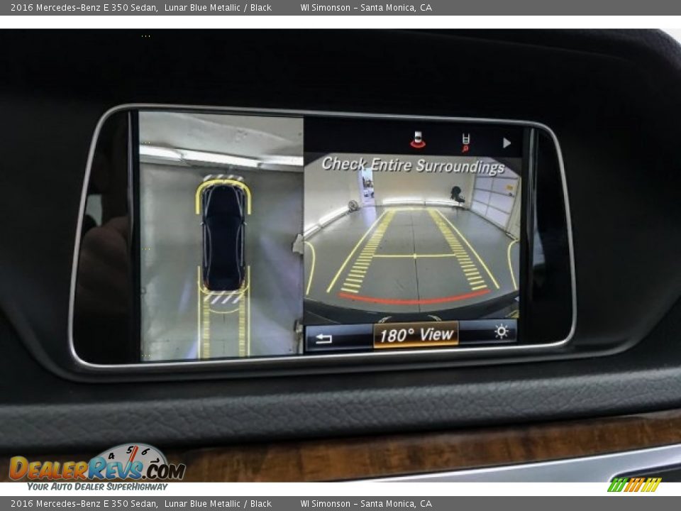 2016 Mercedes-Benz E 350 Sedan Lunar Blue Metallic / Black Photo #22