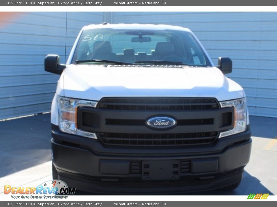 2019 Ford F150 XL SuperCab Oxford White / Earth Gray Photo #3