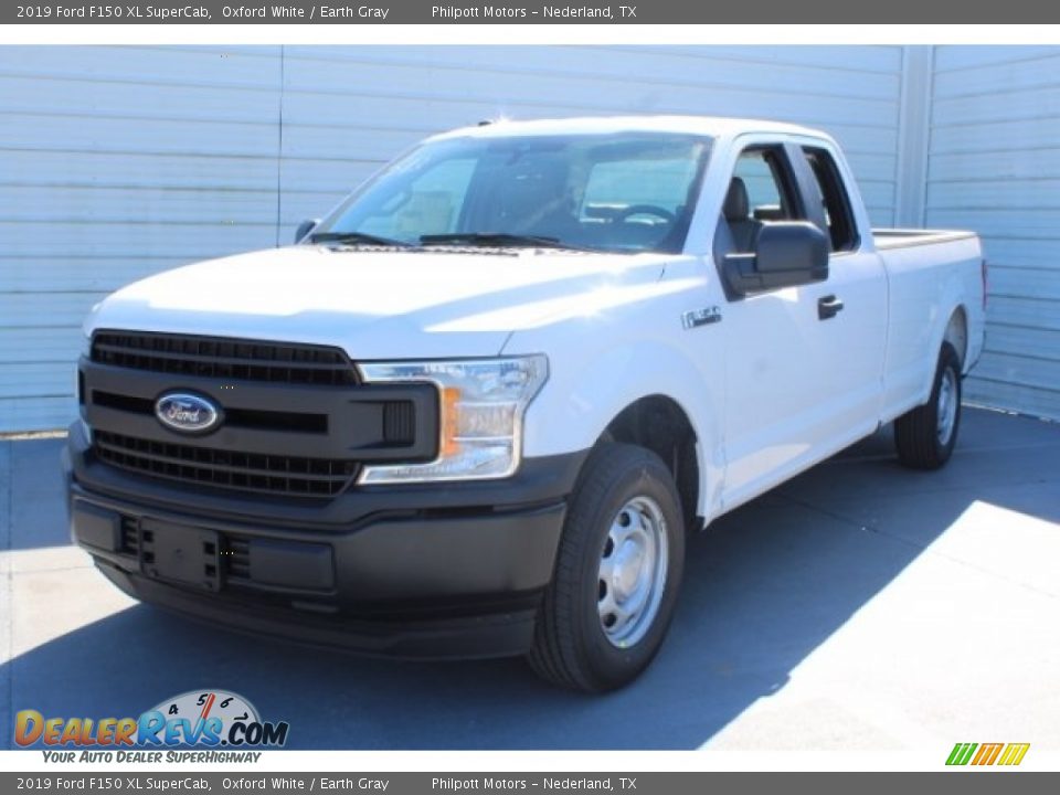 2019 Ford F150 XL SuperCab Oxford White / Earth Gray Photo #4
