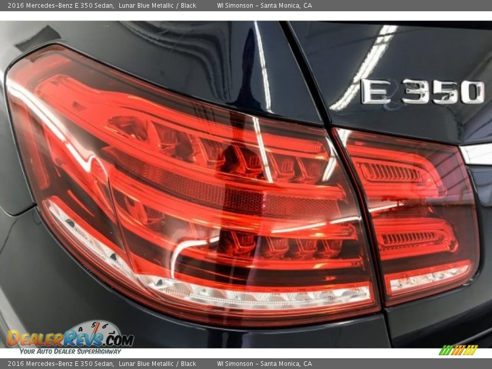 2016 Mercedes-Benz E 350 Sedan Lunar Blue Metallic / Black Photo #27