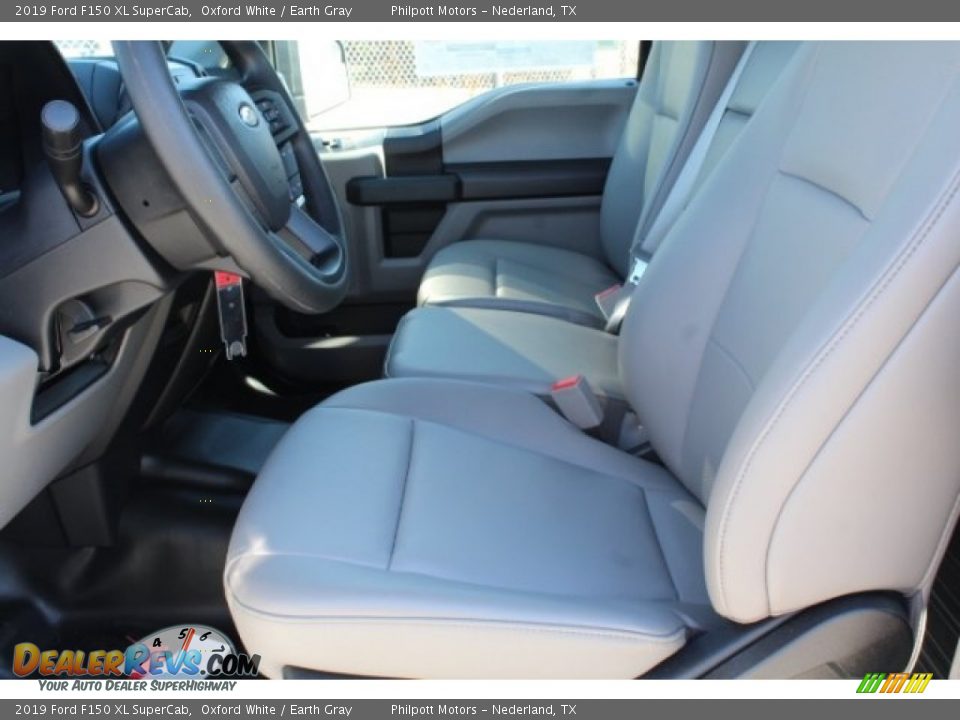 2019 Ford F150 XL SuperCab Oxford White / Earth Gray Photo #10
