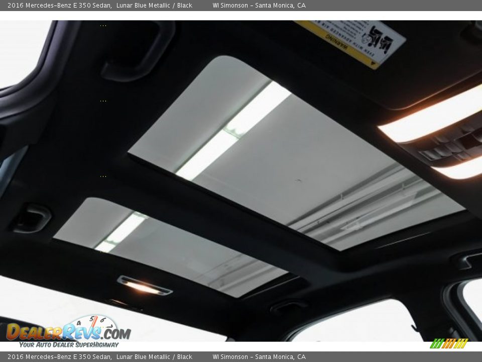 2016 Mercedes-Benz E 350 Sedan Lunar Blue Metallic / Black Photo #30