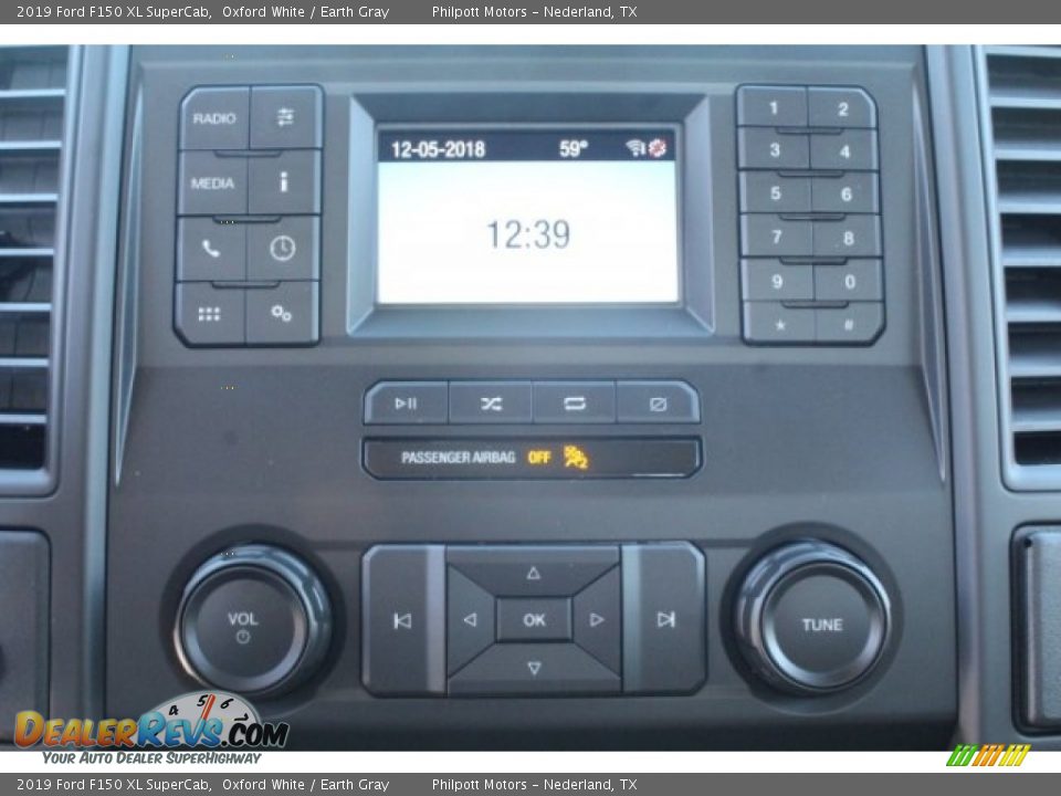 2019 Ford F150 XL SuperCab Oxford White / Earth Gray Photo #11