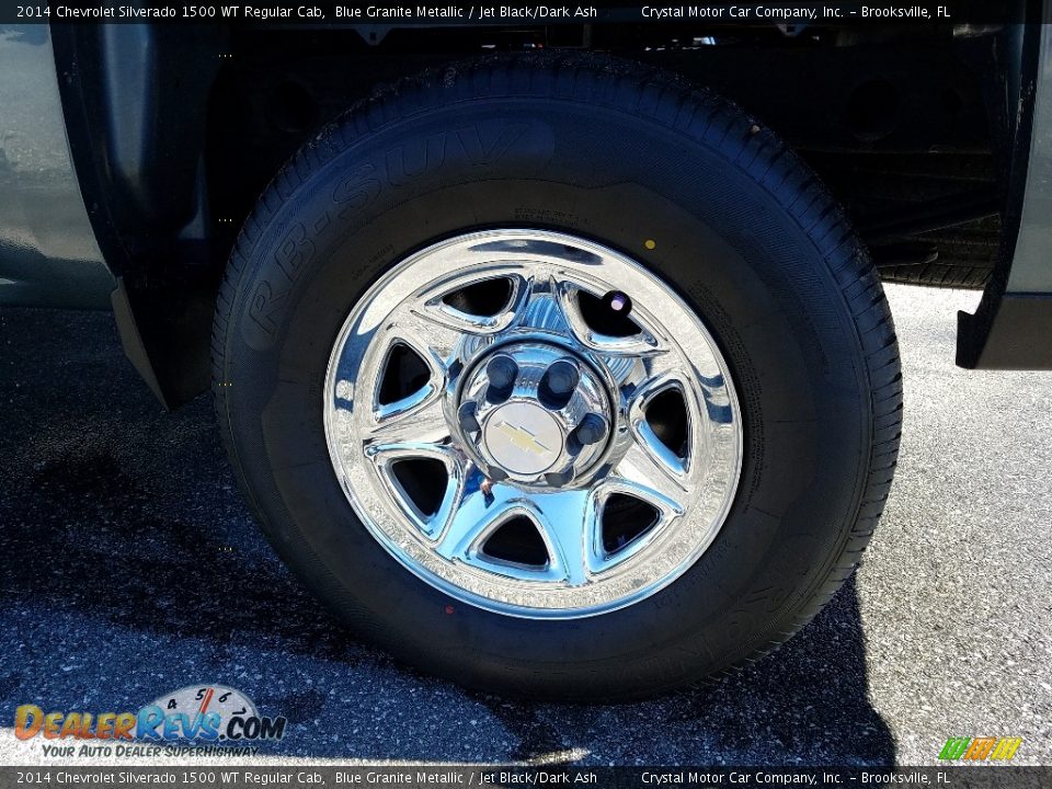 2014 Chevrolet Silverado 1500 WT Regular Cab Blue Granite Metallic / Jet Black/Dark Ash Photo #19
