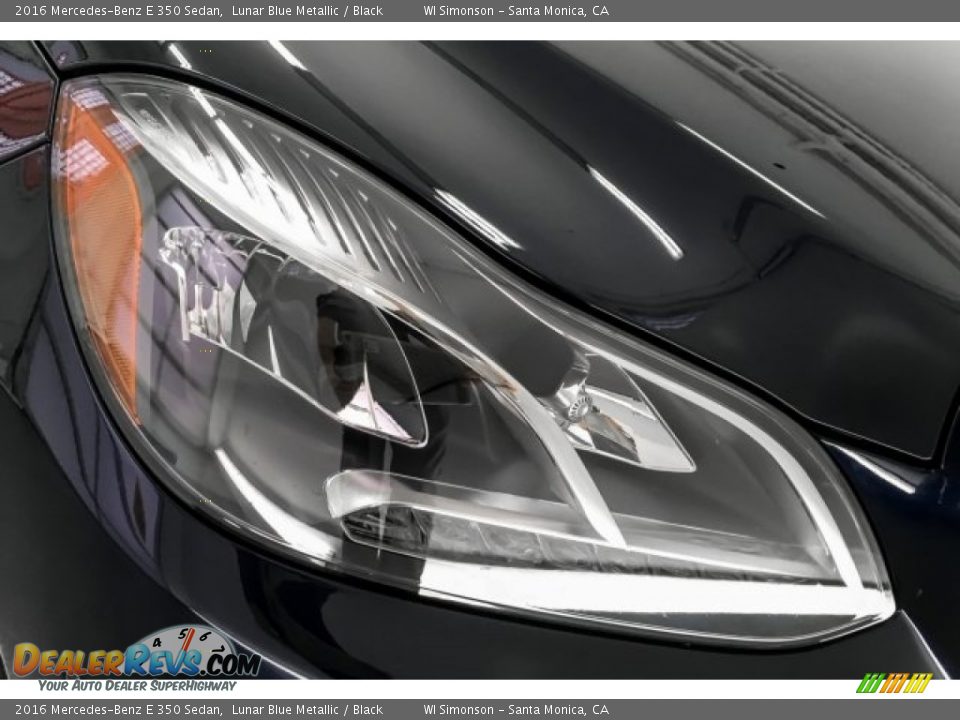2016 Mercedes-Benz E 350 Sedan Lunar Blue Metallic / Black Photo #33