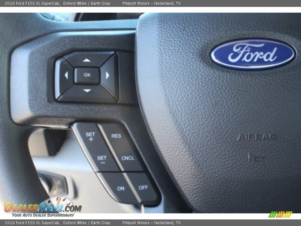 2019 Ford F150 XL SuperCab Oxford White / Earth Gray Photo #14