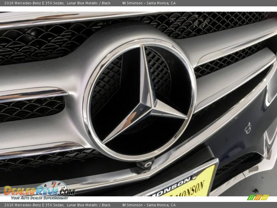 2016 Mercedes-Benz E 350 Sedan Lunar Blue Metallic / Black Photo #34