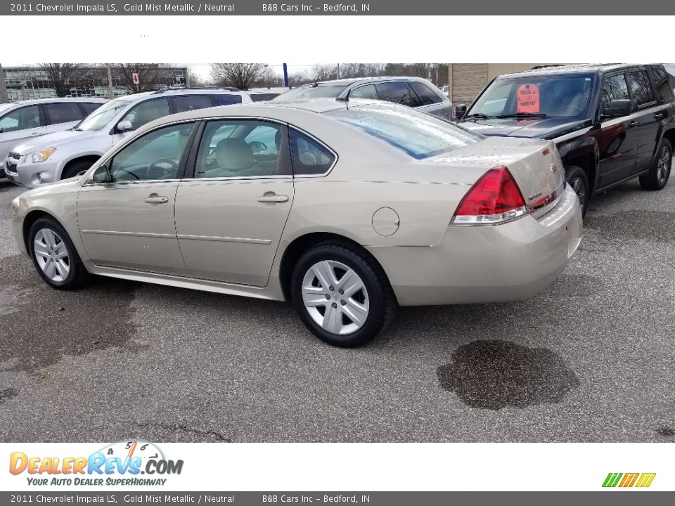 2011 Chevrolet Impala LS Gold Mist Metallic / Neutral Photo #3