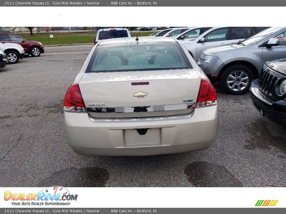 2011 Chevrolet Impala LS Gold Mist Metallic / Neutral Photo #4