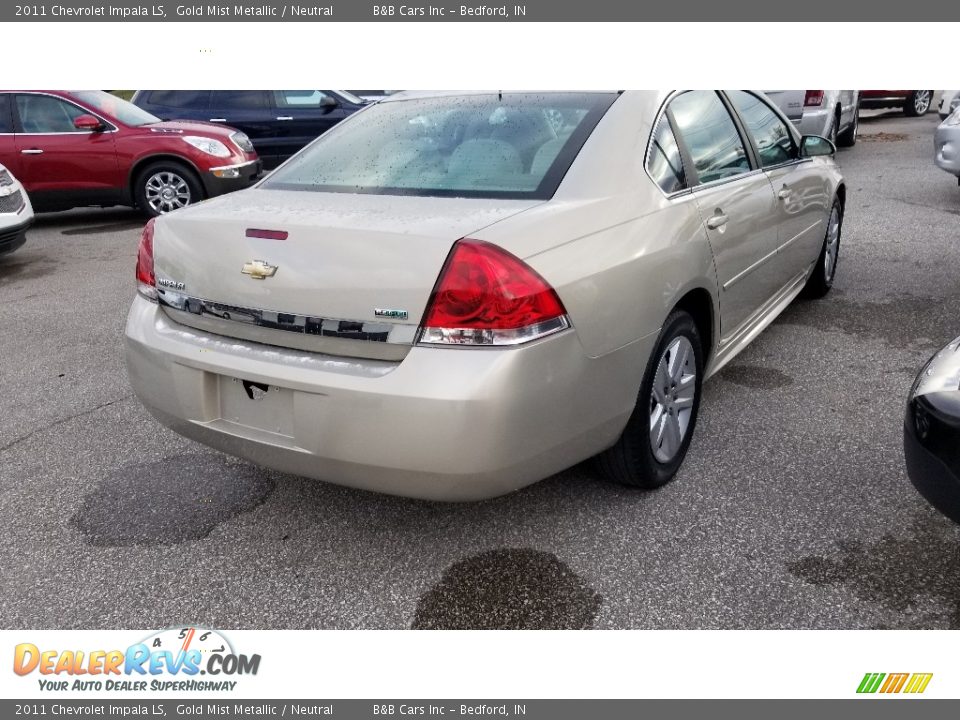 2011 Chevrolet Impala LS Gold Mist Metallic / Neutral Photo #5