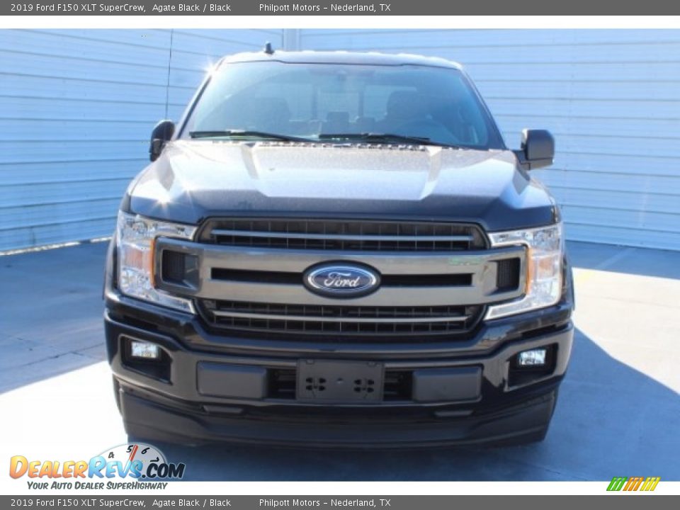 2019 Ford F150 XLT SuperCrew Agate Black / Black Photo #3