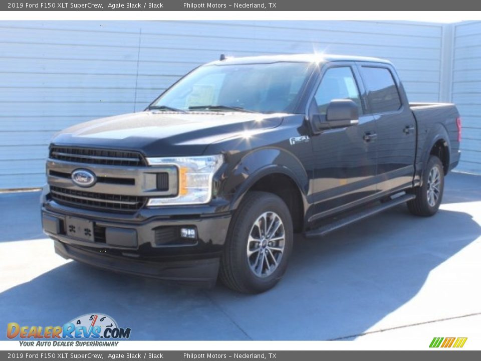 2019 Ford F150 XLT SuperCrew Agate Black / Black Photo #4