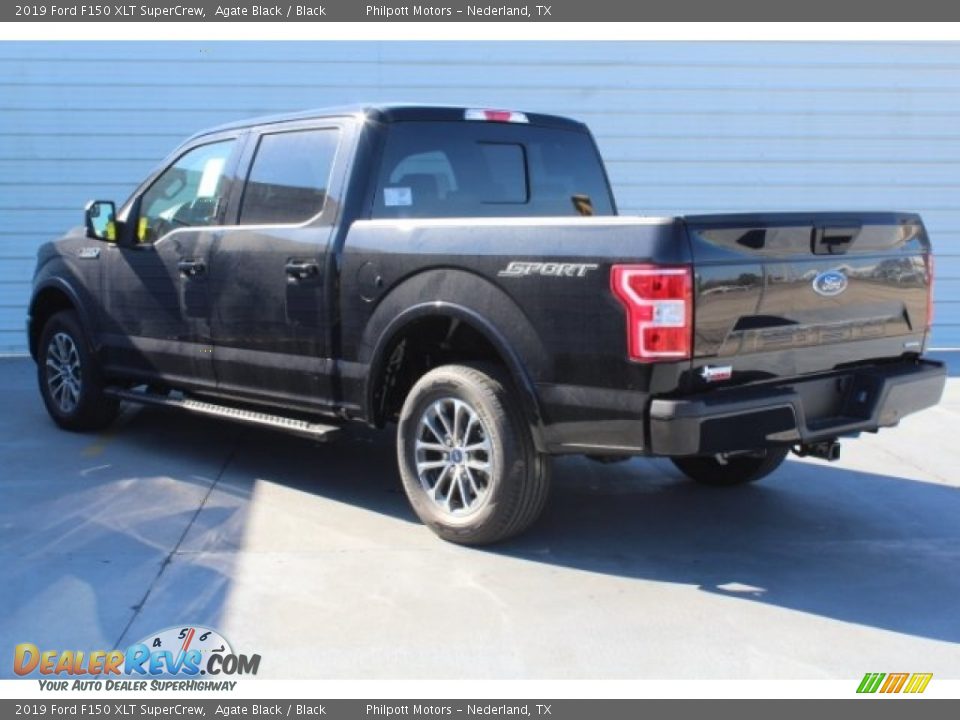2019 Ford F150 XLT SuperCrew Agate Black / Black Photo #6