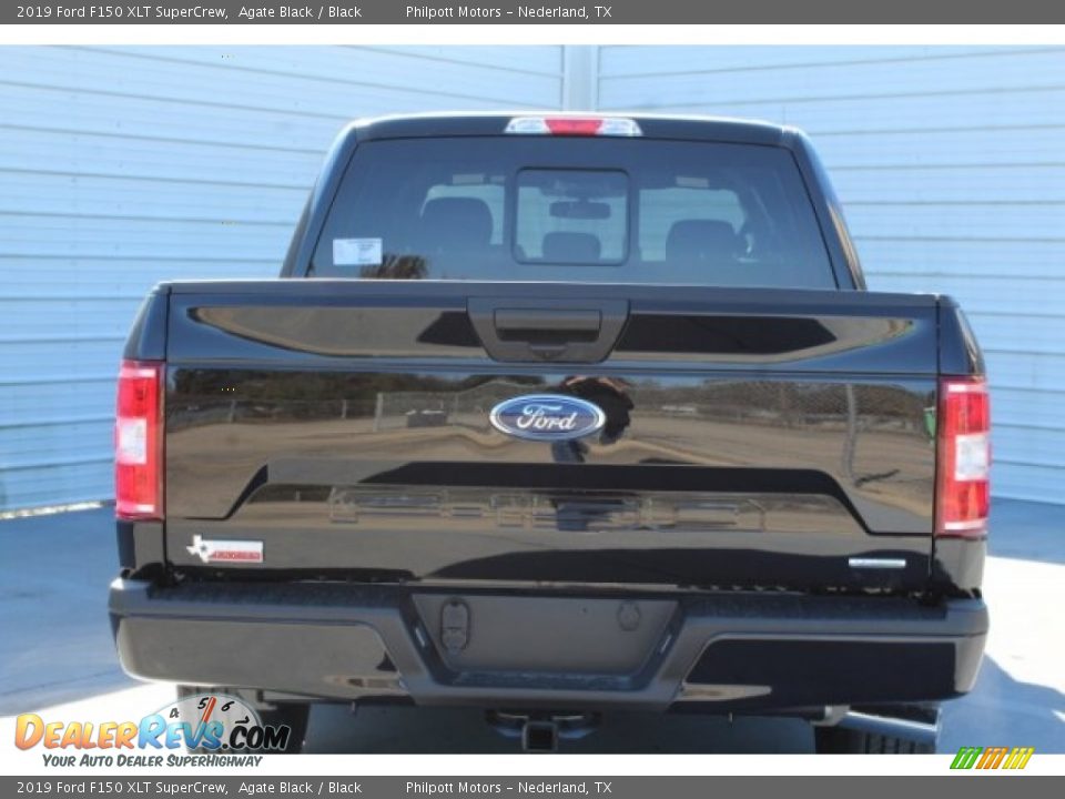 2019 Ford F150 XLT SuperCrew Agate Black / Black Photo #7