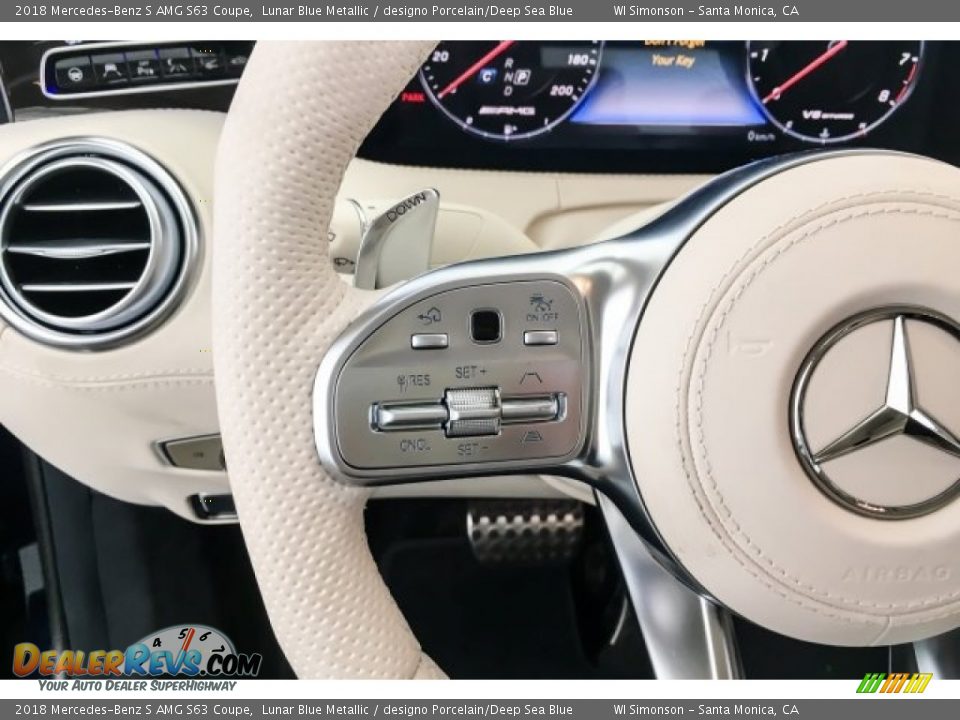 2018 Mercedes-Benz S AMG S63 Coupe Steering Wheel Photo #19